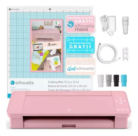 Silhouette Cameo 4 Rosada Plotter De Corte Ancho 30x30cm En Venta En