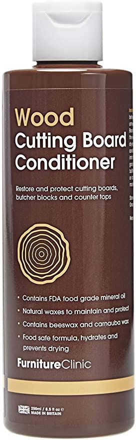 Furniture Clinic Cutting Board Conditioner 250ml Formula Of Food