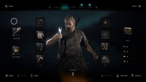 Assassin S Creed Valhalla Editing Your Character S Inventory Youtube