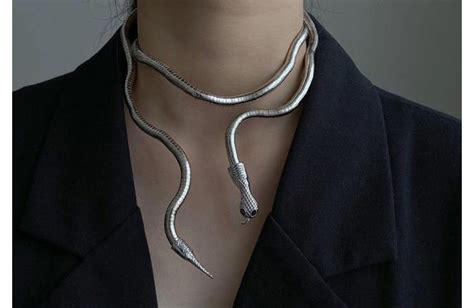 Bendy Fully Adjustable Silver Snake Bangle Bracelet Necklace