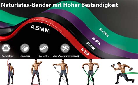 Resistance Bands Skelo Fitnessb Nder Trainingsb Nder Verschiedene