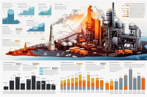 Premium Photo A Colossal Poster At A Steel Plant Reveals Intricate