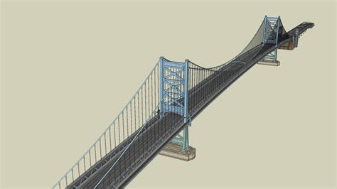 Benjamin Franklin Bridge 3D Warehouse