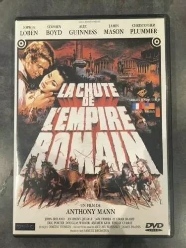 La Chute De L Empire Romain Anthony Mann Sophia Loren Film En Dvd