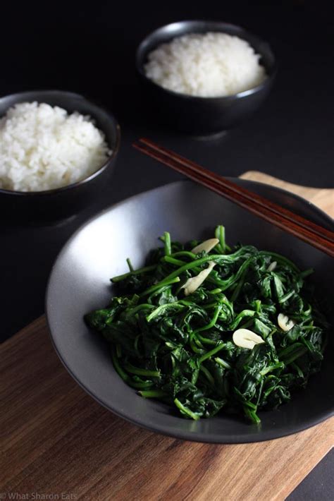 Easy Stir Fried Spinach With Garlic What Sharon Eats