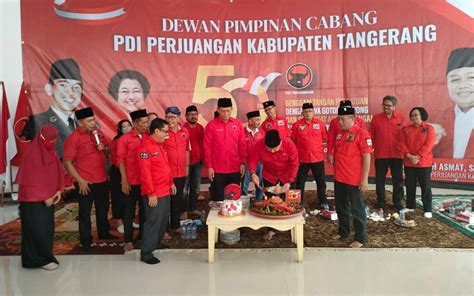 Dpc Pdi Perjuangan Kabupaten Tangerang Solid Bergerak Menangkan Pemilu