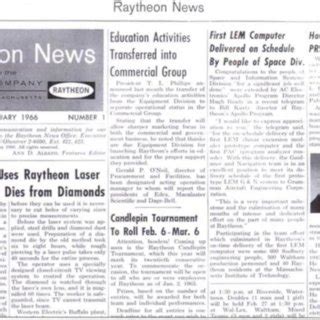 Raytheon Lh Pulsed Ruby Laser System The First Laser Model Sold