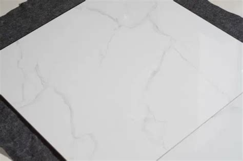 Carrara 600 X 600mm 800 X 800mm White Porcelain Tile Bathroom Floor Tile Floor Tile Ceramic