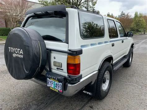 1991 Toyota 4Runner SR5 4x4 V6 Only 119 000 Original Miles For Sale