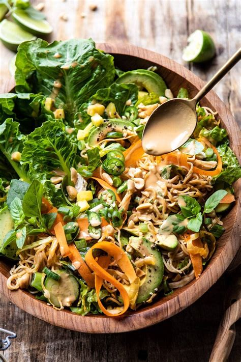 Thai Peanut Chicken Ramen Noodle Salad Half Baked Harvest