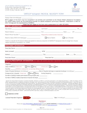 Fillable Online MEDICAL NECESSITY FORM Fax Email Print PdfFiller