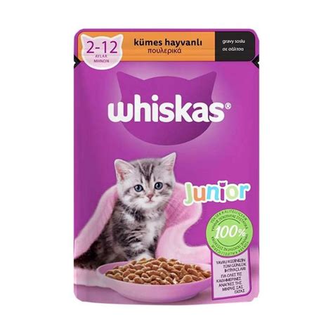 Whiskas Kümes Hayvanlı Yavru Yaş Kedi Maması 85 g Fiyatları ve