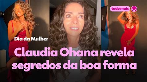 V Deo Claudia Ohana Fala Como Mant M A Boa Forma Aos Anos Tv