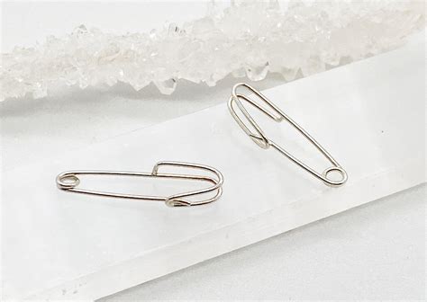 Single Sterling Silver Safety Pins Ready To Ship — Lo And Chlo