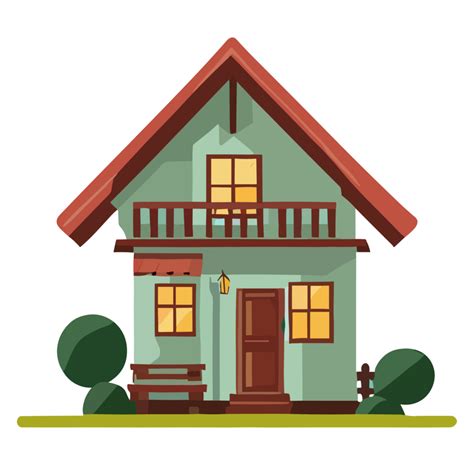 Huis Icoon Clip Art Transparant Achtergrond Png