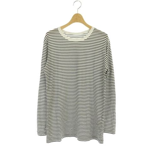 ドゥーズィエムクラス Deuxieme Classe 21aw Coco Stripe Tシャツ No5 ロンt カットソー 長袖 黒