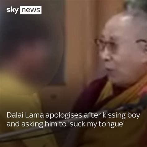 Sky News On Twitter The Dalai Lama Has Apologised After Footage