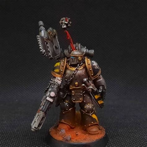 My Iron Warriors Chosen Champ First Model For My Iron Wrecker Warband