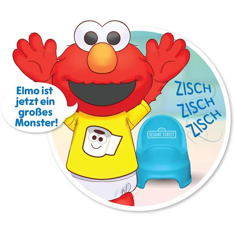 Sesame Street Potty Time Elmo 12 Inch Sustainable Plush Stuffed Animal