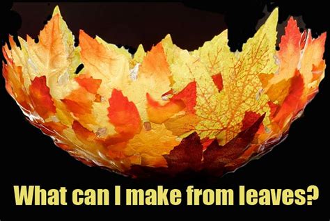 Fall leaf craft ideas. - DIY crafts