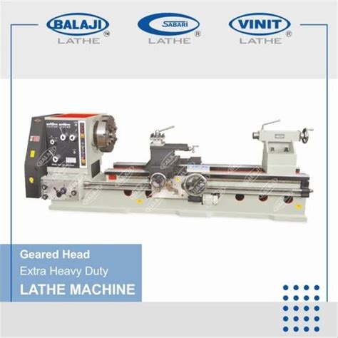 Balaji Vgh Geared Head Extra Heavy Duty Lathe Machine Swing Over