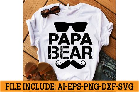 Papa Bear Graphic By Design Art · Creative Fabrica