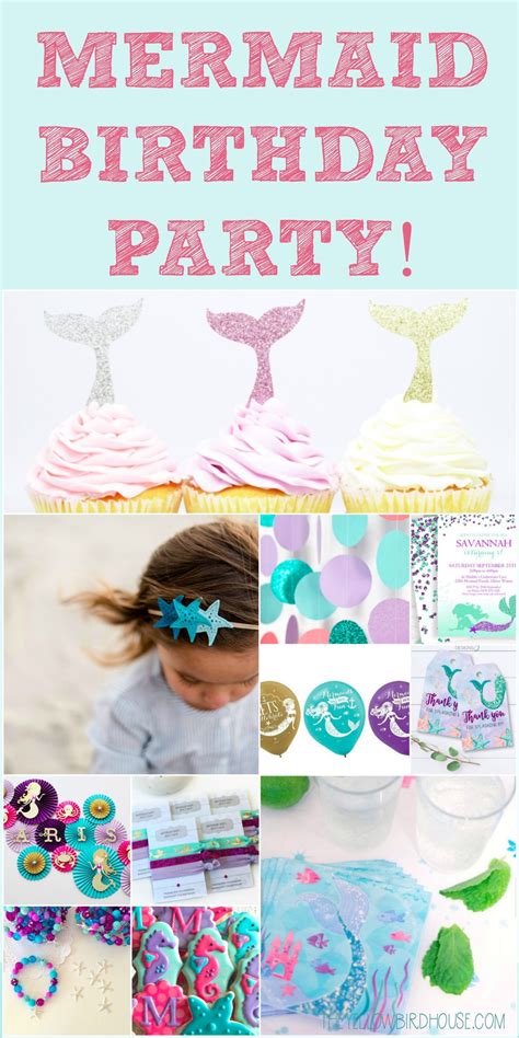 mermaid birthday party Archives - The Yellow Birdhouse