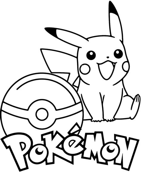 Darmowa Kolorowanka Pikachu I Pokeball E Kolorowanki Eu In The Best