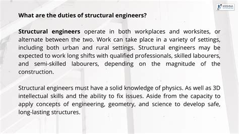 Ppt What Are The Duties Of A Structural Engineer Powerpoint