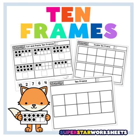 Ten Frame - Superstar Worksheets