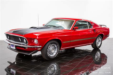 Candyapple Red, 1969 Ford Mustang Mach I Fastback with original 351ci ...