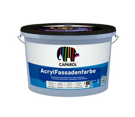 Caparol Acryl Fassadenfarbe L Wei Matte Hochdeckende Leicht F Llende