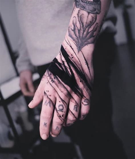 Abstract Hand Tattoo by Who is Ryu: TattooNOW