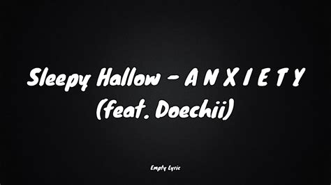 Sleepy Hallow A N X I E T Y Feat Doechii Lyrics Youtube