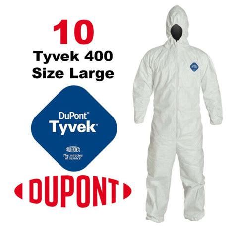 DuPont Tyvek 400 Protective Coverall With Hood Size Free Size At Rs