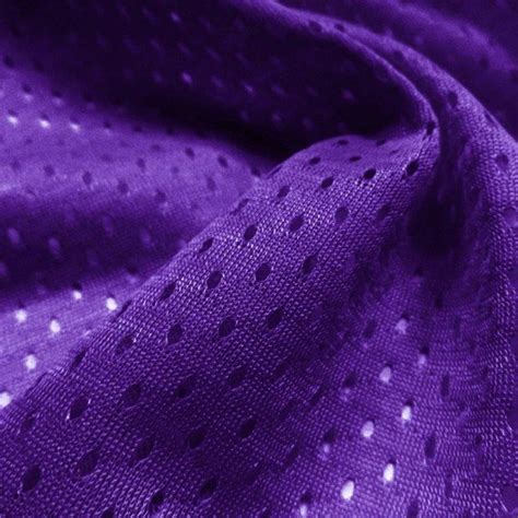 Purple Football Mesh Jersey Fabric - Athletic Sports Mesh Fabrics ...