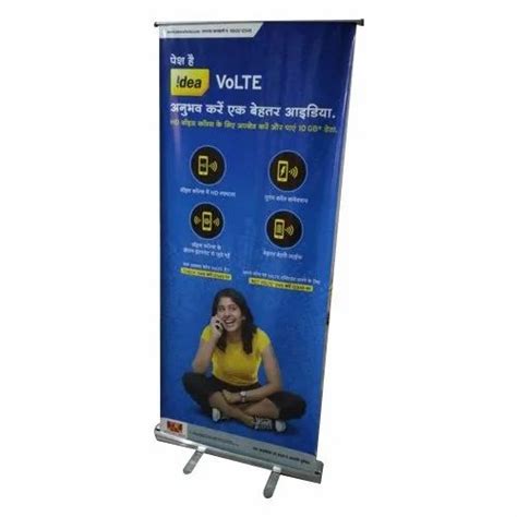 Promotional Banner Stand Size 6x2 5 Feet For For Promotional Propose