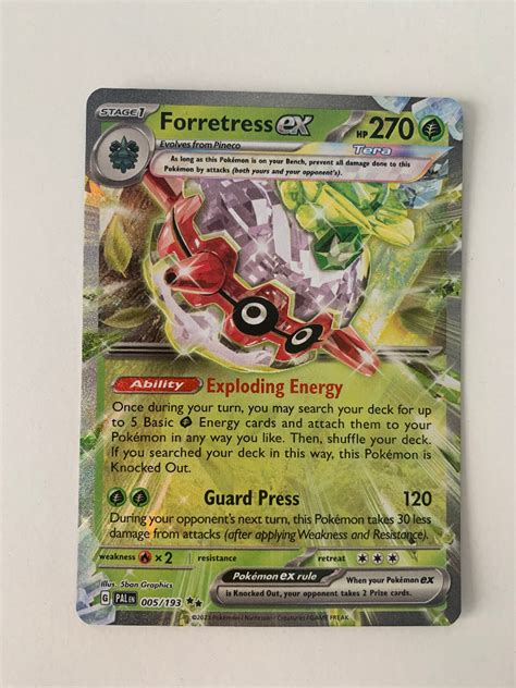 Pokemon Karta Paldea Evolved Forretress Ex Sanok Kup Teraz