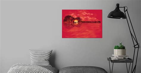 Musical Sunset Poster By Dan Fajardo Displate