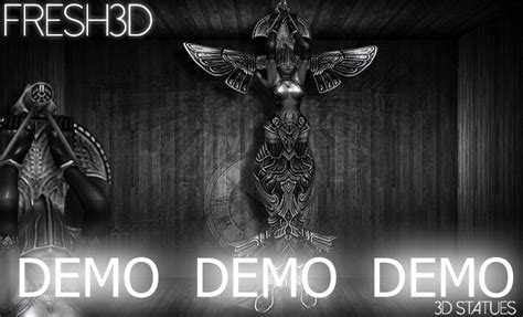 Second Life Marketplace Fresh3d Mermaid Statue Demo