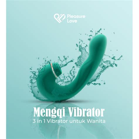 Jual Mengqi 3 In 1 Vibratorr Wanita Sensasi Hisap Jilat Kab