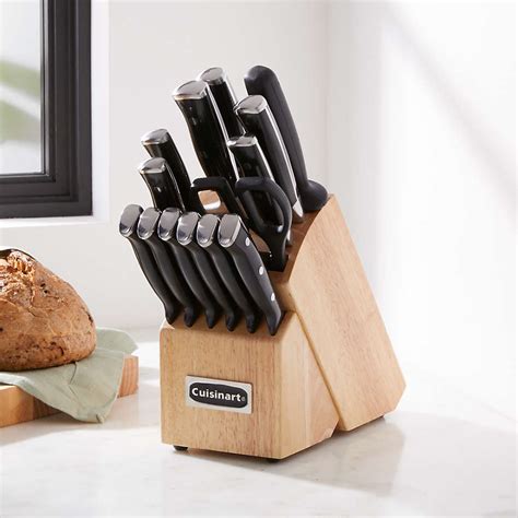 Cuisinart Triple Rivet 15-Piece Knife Block Set + Reviews | Crate & Barrel