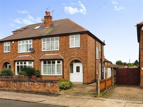 3 Bed Semi Detached House For Sale In Elvaston Road Nottingham