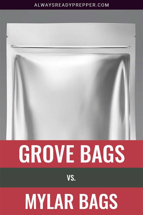 Grove Bags Vs Mylar Bags Always Ready Prepper