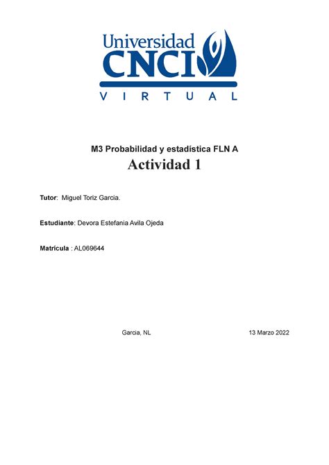 M Probabilidad Y Estad Stica Fln A M Probabilidad Y Estad Stica Fln