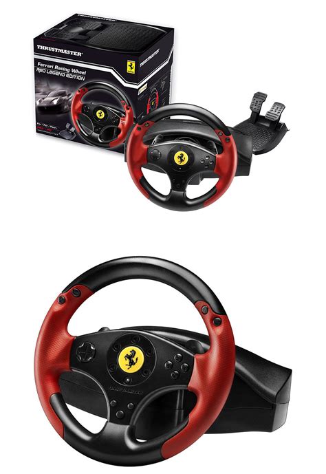 Buy Thrustmaster Ferrari Red Legend Edition Racing Wheel For Pc Ps3 [tm 4060052] Pc Case Gear