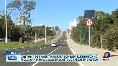 Prefeitura instala lombada eletrônica no Prolongamento Sul da Avenida