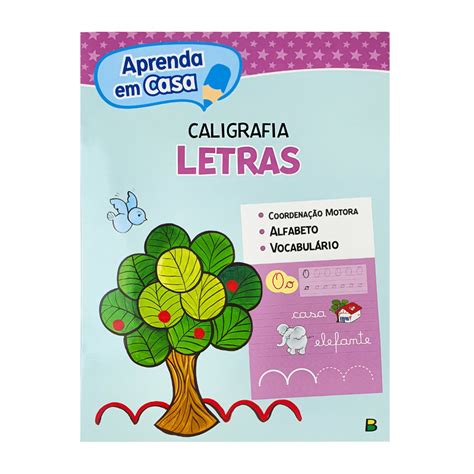 Kit Livros Aprenda Em Casa Caligrafia Palavras N Meros Letras