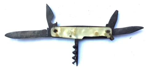 Ancien Couteau Type Pradel L Ments Old Knife Coltello Cuchillo Tire