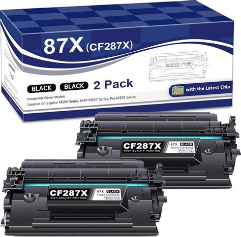 Cf287xd 87x Toner Cartridge 2 Pack High Yield 87a Black